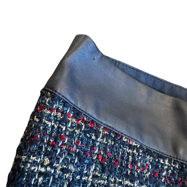 Abercrombie & Fitch Super Short Mini Skirt Wool Plaid Retro Size 10/30 Women's - Image 6