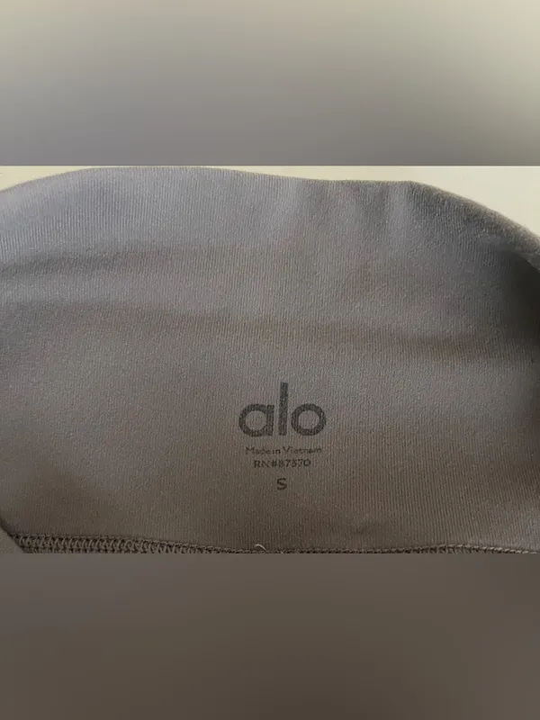 NEW Alo Yoga Moto Cargo Leggings - Dust Lavender/Slate Grey - Sz S (NWOT) - Image 6