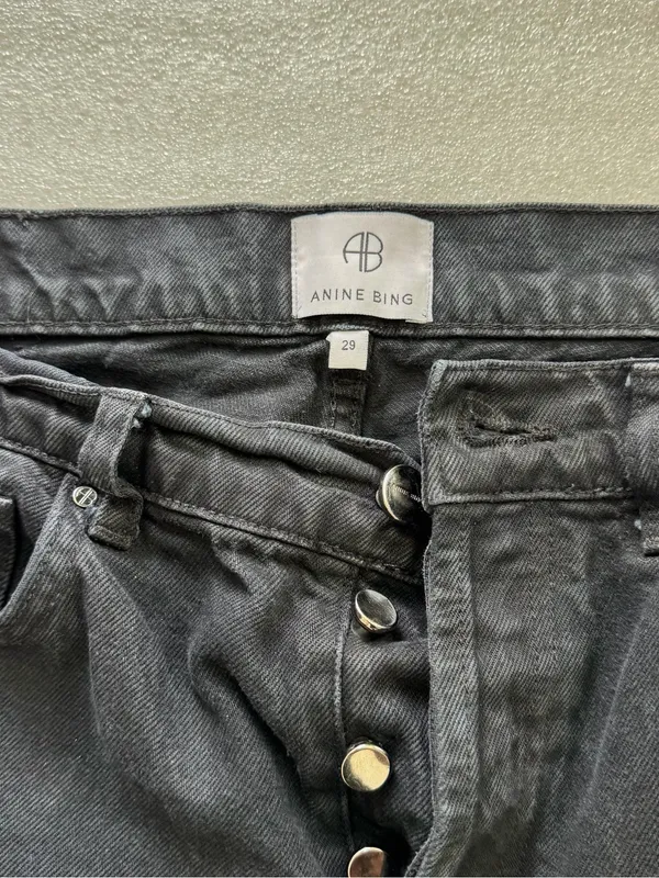 ANINE BING Straight Leg Jeans - Image 3