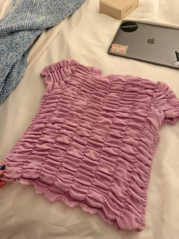 Anthropologie Top purple!  - Image 4
