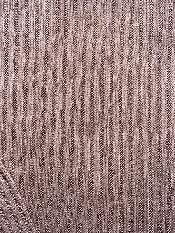 American Eagle Light Pink/Nude Ribbed Top - Image 2