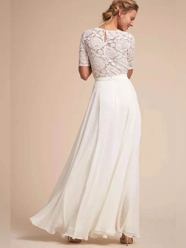 NEW BHLDN Anthropologie Jive Top Lace Bridal Wedding Blouse Top White Floral - Image 3