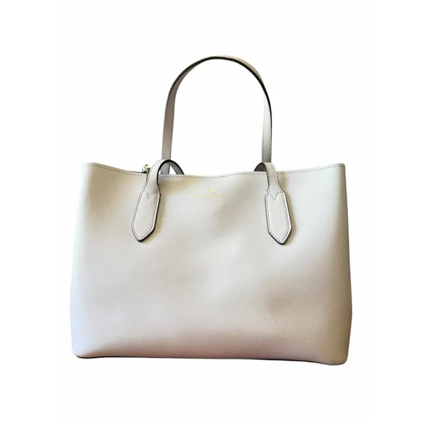 Kate Spade Harper Satchel Parchment Pebbled Leather Crossbody Tote Shoulder Bag - Image 2
