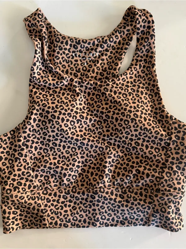 AllFenix Cheetah Sand Sports Bra. Size Medium - Image 3