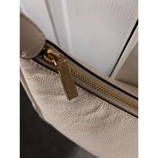 Kate Spade‎ Knott Medium Hobo Bag Parchment White Pebbled Leather Shoulder Bag - Image 5