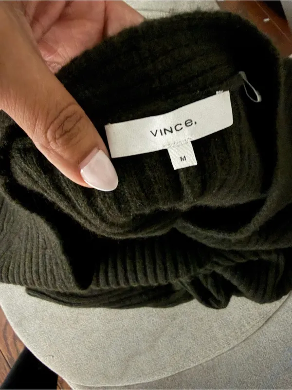 VINCE Fitted Dolman Sleeve Dress - Image 2