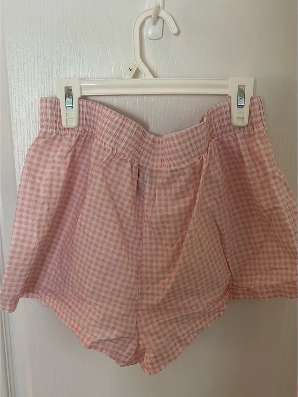 Gingham shorts Pink Size L - Image 2