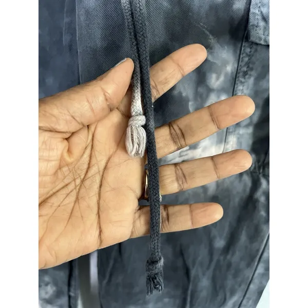 Sanctuary Anthropologie Carefree Cargo Jogger Pant Gray Tie Dye size Medium - Image 5