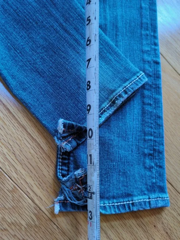 Rock Revival Jasmine Skinny Blue Jeans Womens Sz 26 (26x31) Stretch Rhinestone - Image 8
