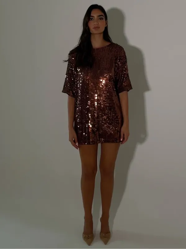 SLA The Label Winnie T-Shirt Dress Small - Image 13