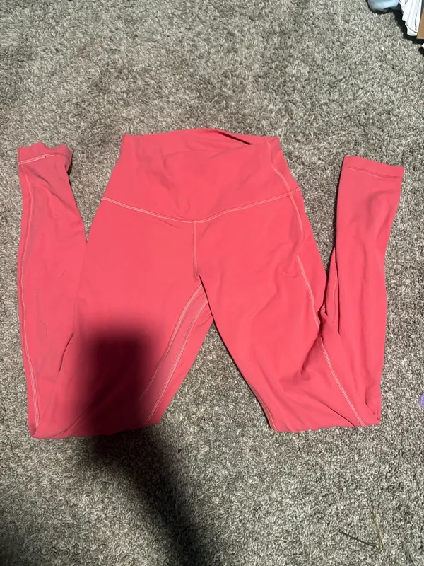 Orangish pink lululemon leggings - Image 2