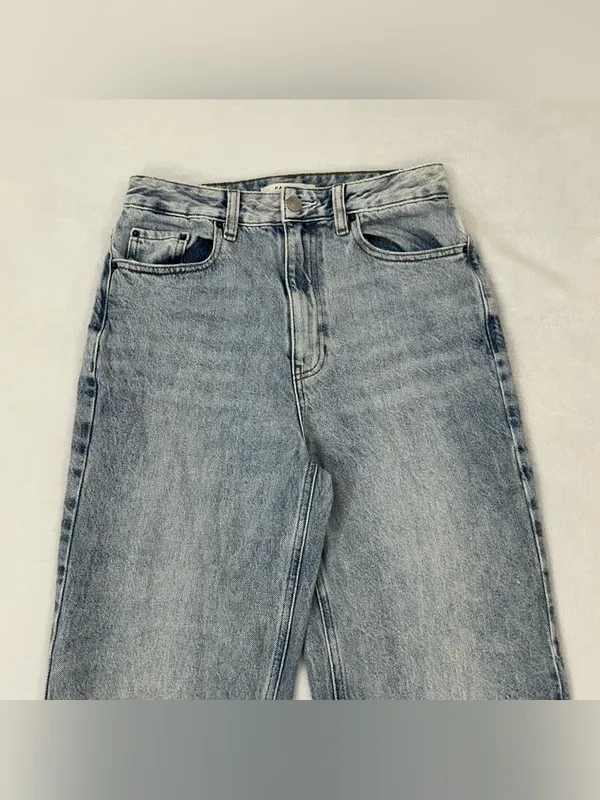 PacSun 90s Boyfriend Light Blue Wash Baggy Straight Leg Denim Jeans Women 26x32 - Image 2