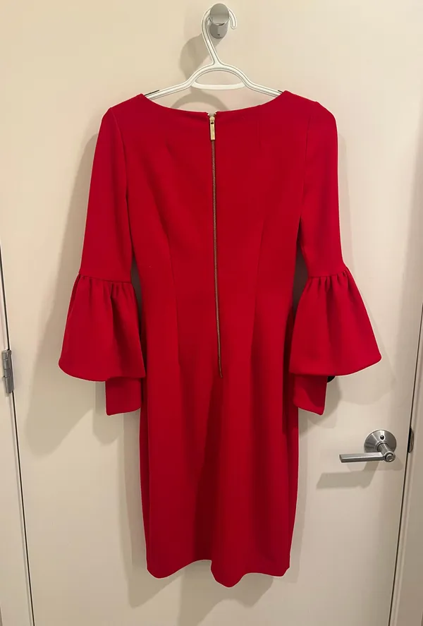 Calvin Klein Red Dress - Image 2