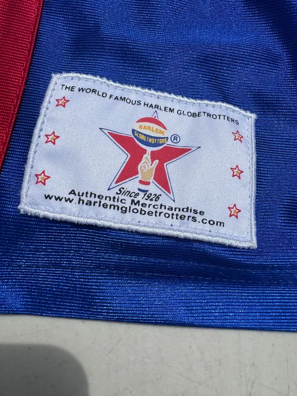 Harlem Globetrotters Boys Medium jersey worn once - Image 3