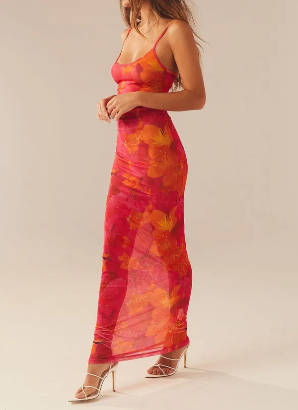 Peppermayo Love On The Run Maxi Dress- Floral Sun - Image 6