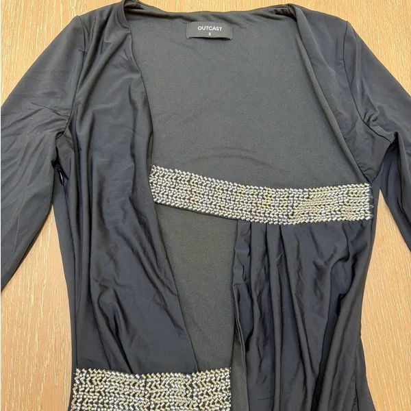 Outcast Maxi Dress Solvia Size S Black Silver - Image 3