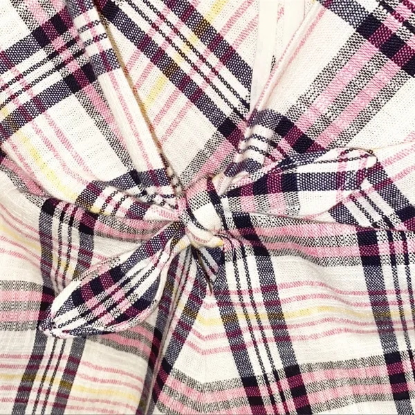 Zara TRF Crop Plaid Top - Image 5