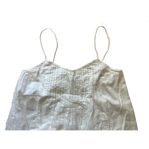 J.Crew Pintuck mini dress in cotton poplin White 6 - Image 3