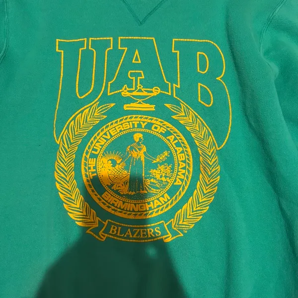 Vintage Russell Athletic UAB Blazers Crewneck Sweatshirt – Green - Image 3