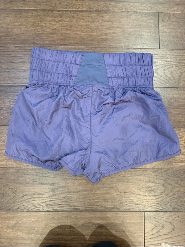 Free People Movement The Way Home Shorts Size Large Purple - C30-078 - Image 4