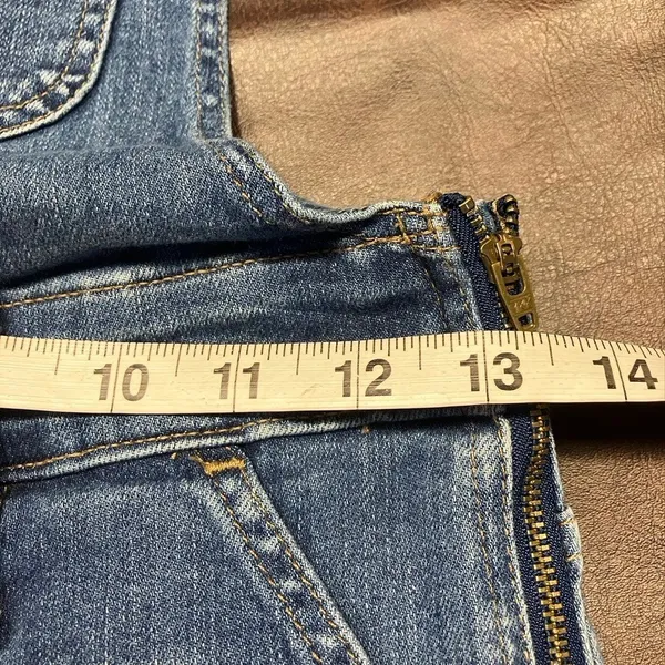 Madewell Denim Overalls‎ Women's Size S Light Wash Stretch Skinny Jeans - Image 13