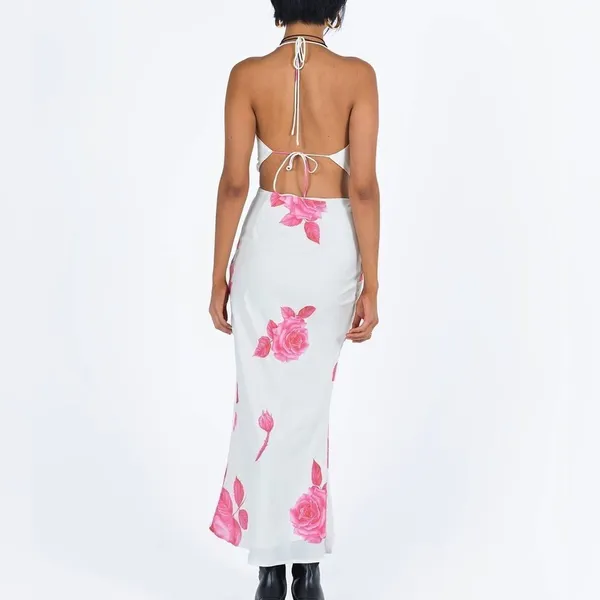 NWT Princess Polly Karalle Skirt Set Cream / Pink Size 12 - Image 6
