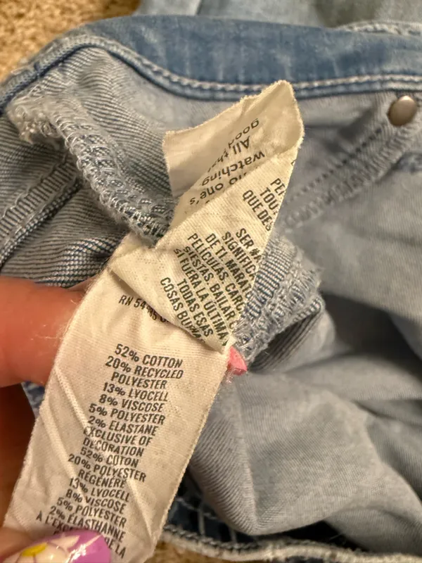Aerie Light Wash Soft Vintage Edge Flare Jeans with Elastic Waist Back - size XL - Image 10