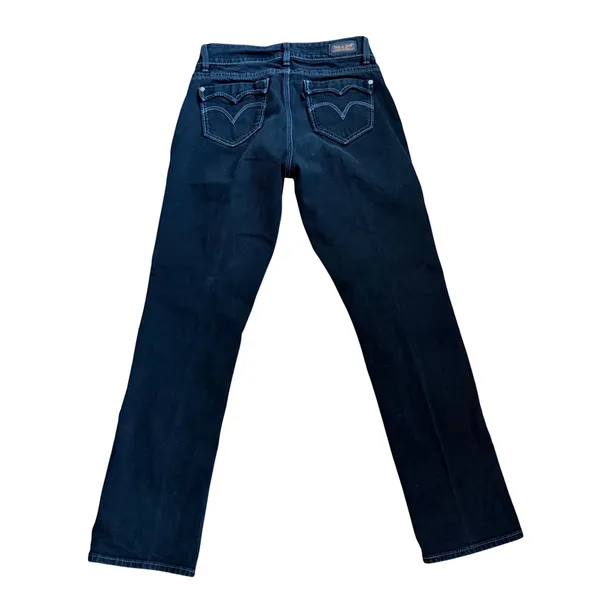 Levis 529 Curvy Straight Jeans Womens 29x30‎ Black Double Button Y2K Denim - Image 2
