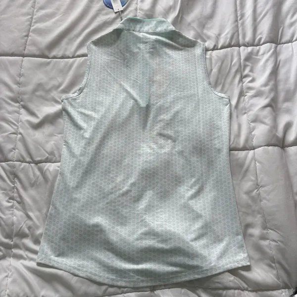 NWT‎ Bette & Court Womens Size XS Sleeveless Top Blue Golf Activewear Pickleball - Image 8