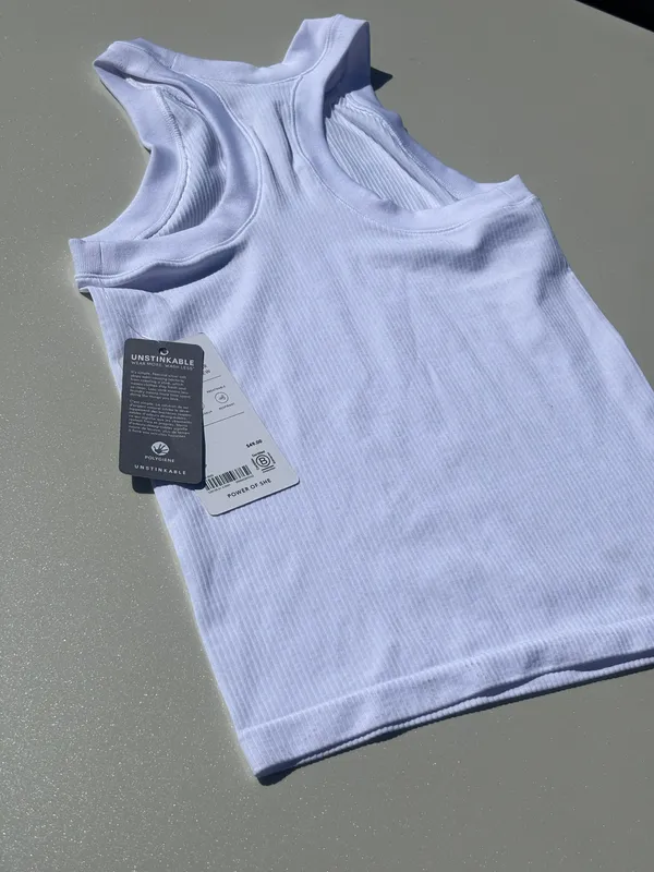 Athleta NWT   White Tank Razorback XS - Image 5