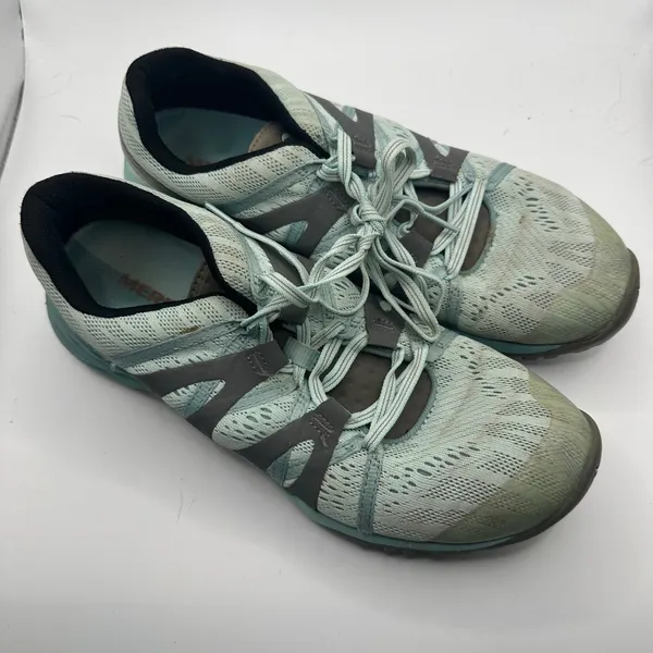 Merrell Bleached Aqua Trail Running Shoes Womens 8.5 J12396 M Select GRIP - Image 2