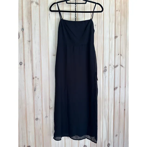 NWT Lulus Sweetest Invite Black Sleeveless Midi Dress Party Night Out Size S - Image 2