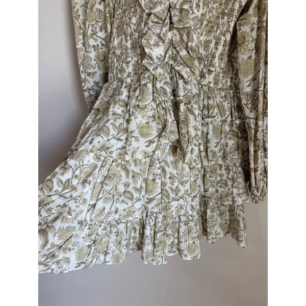 Tuckernuck Anna Cate Mini Dress‎ Smocking Ruffle Tiered Small - Image 7