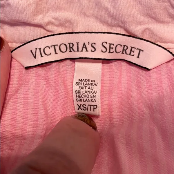 Victoria’s Secret Iconic Pink Striped Button Down Sleep Shirt - Image 14