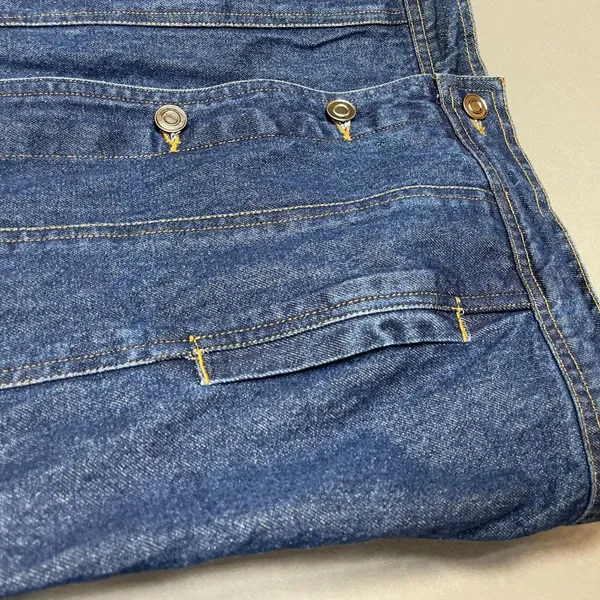 Embroidered Jean Jacket Autumn Colors Dark Wash Denim Women Size‎ Small Fall - Image 10