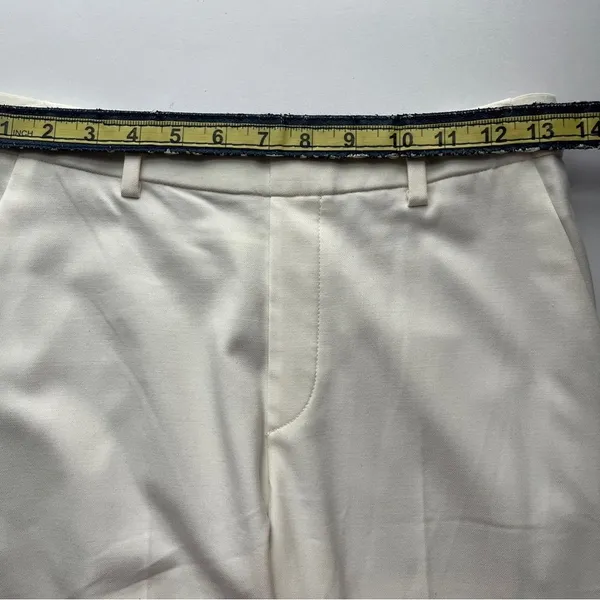 Uniqlo Women’s Cream Tailored Pants Size S (26–27” Waist) Stretch Straight Leg - Image 7