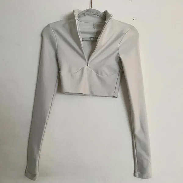 Alo Yoga Airlift Winter Warm Ski Time Long Sleeve Ivory XS - Image 3