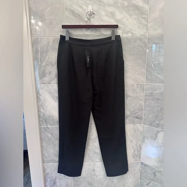 Lulus Like Black Trouser Pants size Large NWTs - Image 4