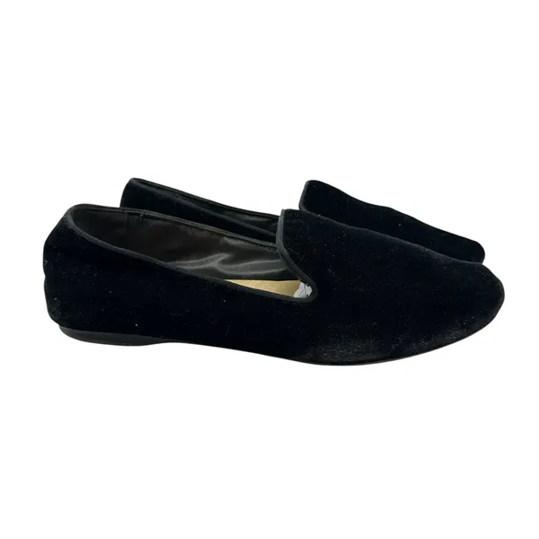 Birdies The Starling Velvet Flat‎ Loafers Black Size US 8 - Image 6