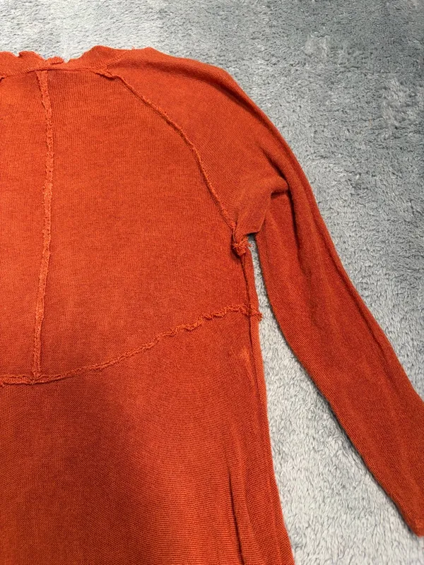 Free people intimately Rust Scoop Neck weekend layering Long Sleeve Top small - Image 11