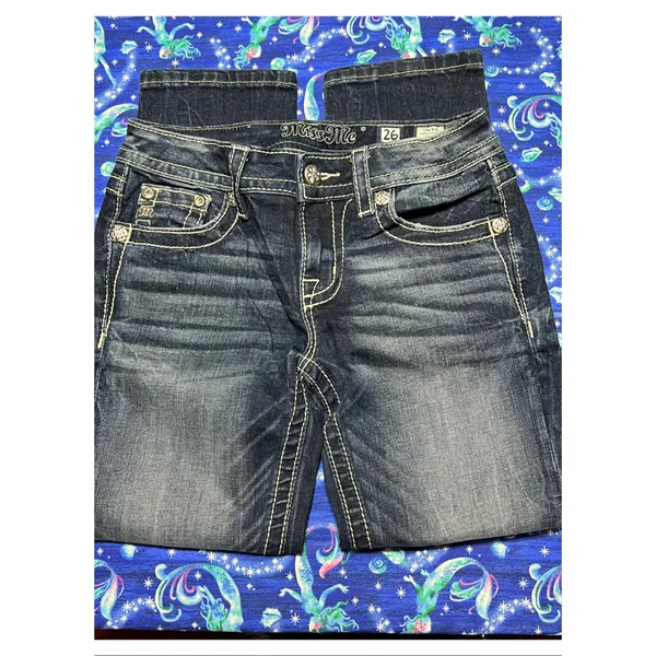 Miss Me Crop Jeans J3354FC - Image 3