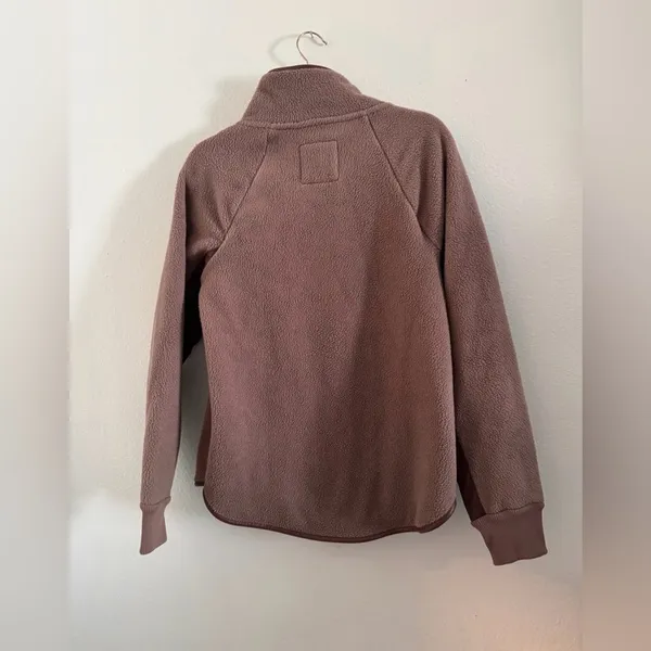 Abercrombie & Fitch Brown Fleece Pullover - Image 2