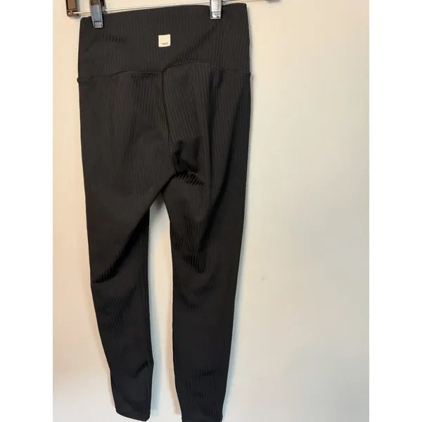 Vuori Inversion Rib Legging - Black (Size XS) MSRP $108.00 NEW - Image 3