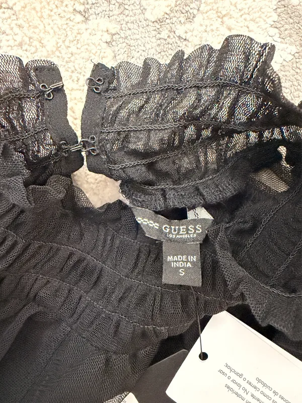 Guess Sheer Long Sleeve Top - Image 5