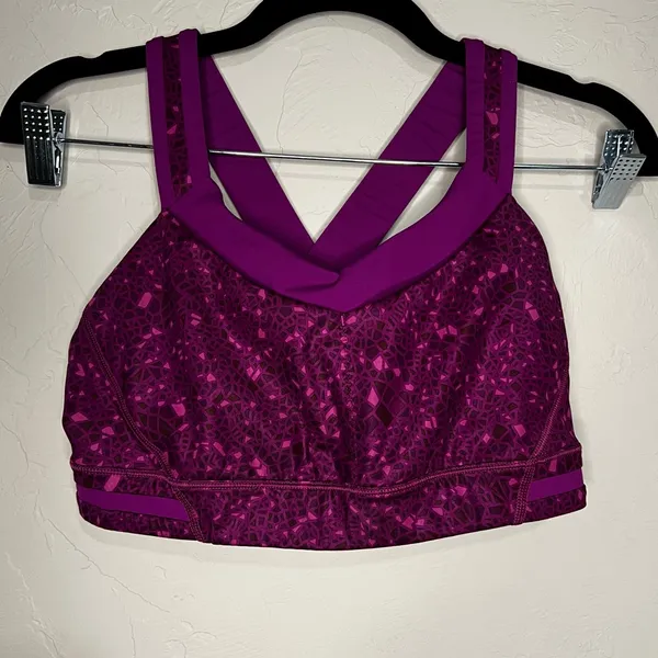 lululemon athletica Rack Pack Magenta‎ Sports Bra - Image 4