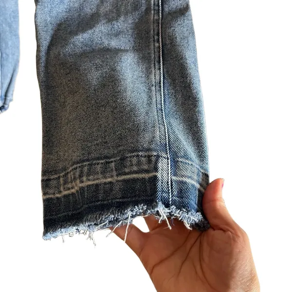 Faherty Blue Denim High Rise Straight leg Jeans‎ Size 26 - Image 4