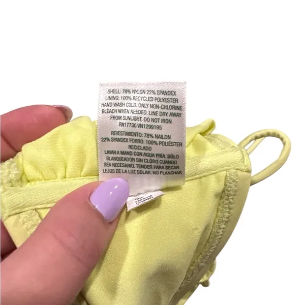 Wild Fable‎ Light Yellow Bikini Set - Bottom (S) & Bralette Top (M) - Image 3