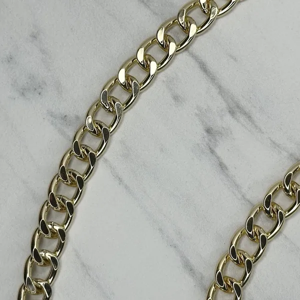 Chunky Draped Gold Tone Chain Link Belt Adjustable Y2K One Size OS ✨ - Image 7
