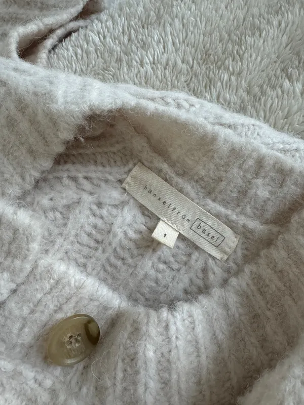 Knit cardigan Tan - Image 2