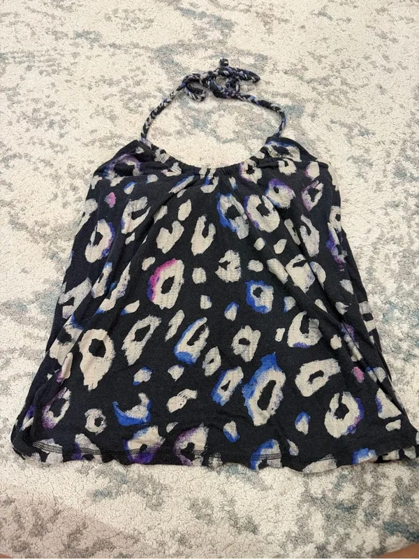 American Eagle Y2K Halter Tank Built In Shelf Bra Large - Image 3